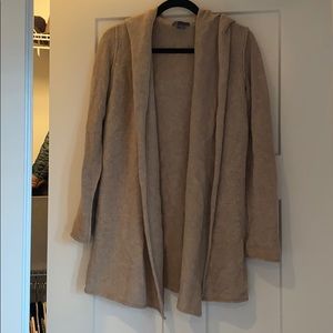 Vince hooded cardigan coat.